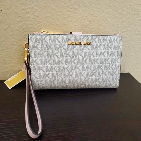 Michael kors Jet Set Double Zip Wristlet Wallet - Picture 1 of 9